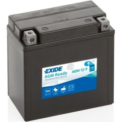 Bateria de mota Exide AGM12-9 12V 9Ah 120A AGM - 1